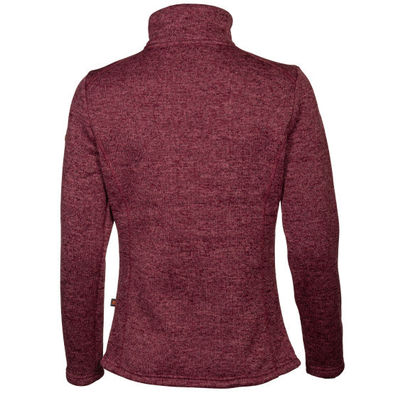 Lebenslinie Willemijn Fleecevest Damen Bordeaux Größe m