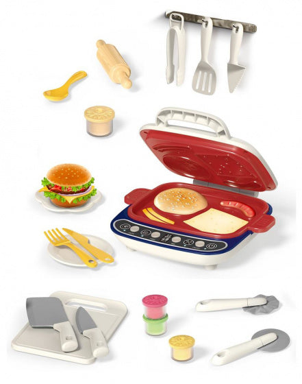 Luna Teppanyaki Play Set Junior 20-teilig weiß Rot