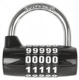 M-Wave PD 5 Nummer Hangslot 62 mm schwarz