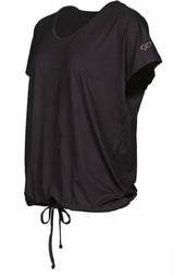 Papillon losen Fit Sportshirt Round Hals Damen Schwarz Größe S S