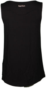 Papillon Singlet Fitness Shirt Damen Schwarz Größe XL