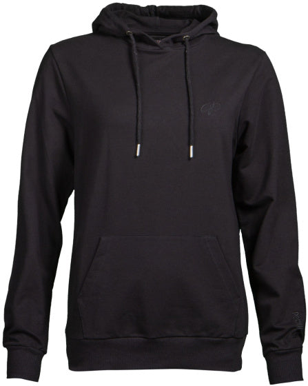 Papillon Sweat Hoody Baumwoll Damen Schwarz Größe l
