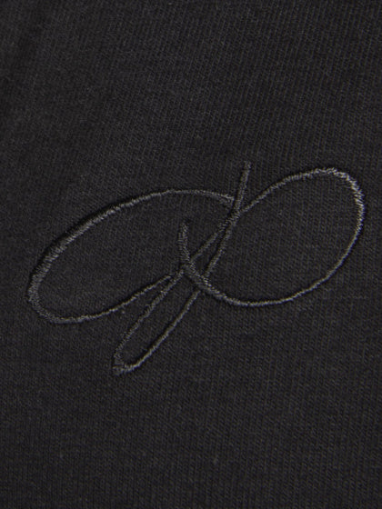 Papillon Sweat Hoody Baumwoll Damen Schwarz Größe m