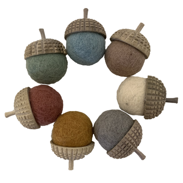 Papoose Toys Papoose Toys Erde Eicheln 7pc