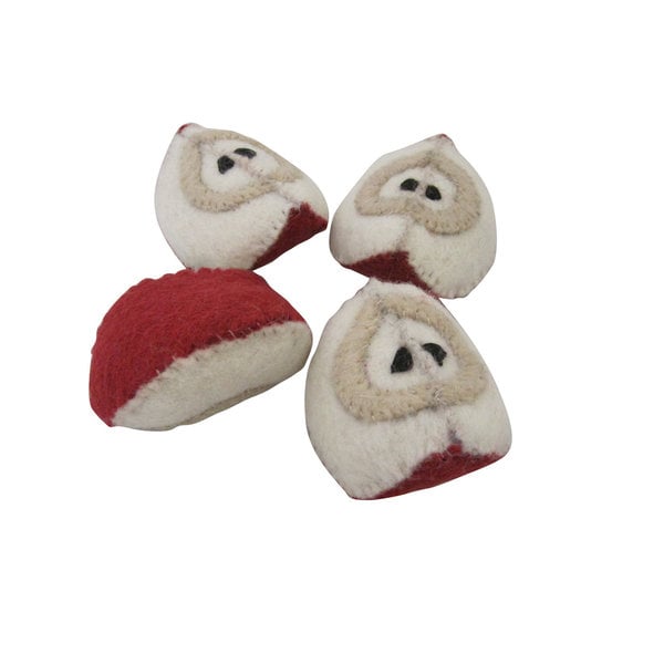 Papoose -Spielzeug Papoose Toys Obst Apfel 6pc