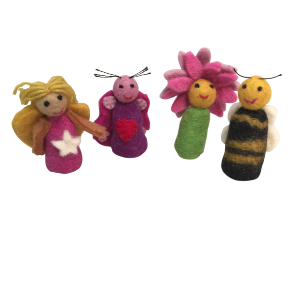 Papoose Toys Papoose Spielzeug Gartenfingerpuppen 4