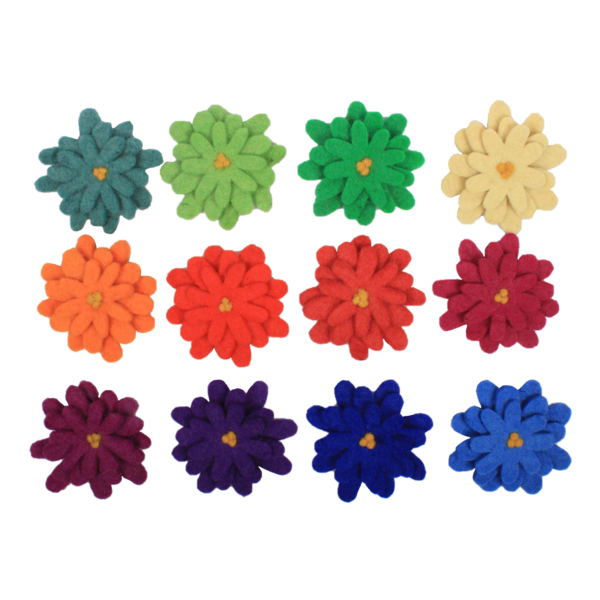 Papoose Toys Papoose Toys Goethe Aster Blumen 12pc