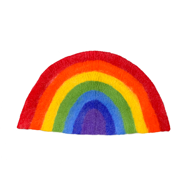 Papoose -Spielzeug Papoose -Spielzeug halbe Regenbogenmatte