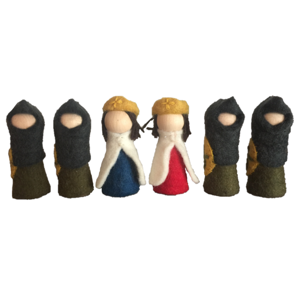 Papoose Toys Papoose Toys King-Queen-4 Ritter