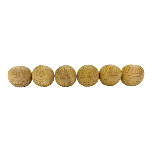 Papoose Toys Papoose Toys Mini Natural Acorn Bälle 6pc