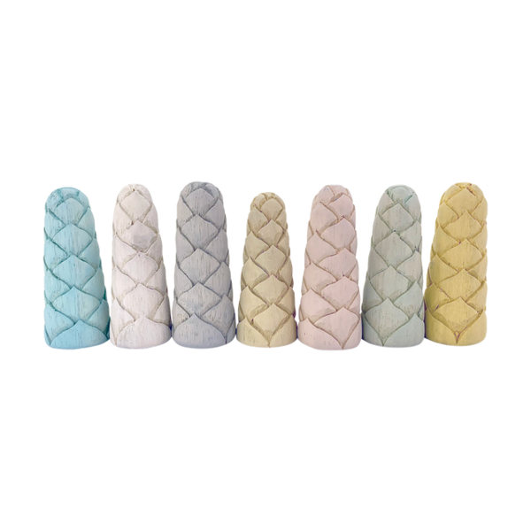 Papoose -Spielzeug Papoose Toys Mini Pastellblüte Buds S 7pc