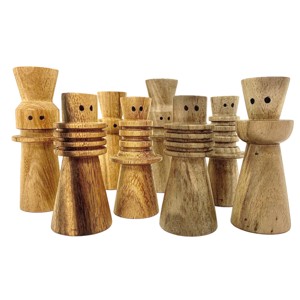 Papoose Toys Papoose Toys Mini WW einheimische Familien 8pc