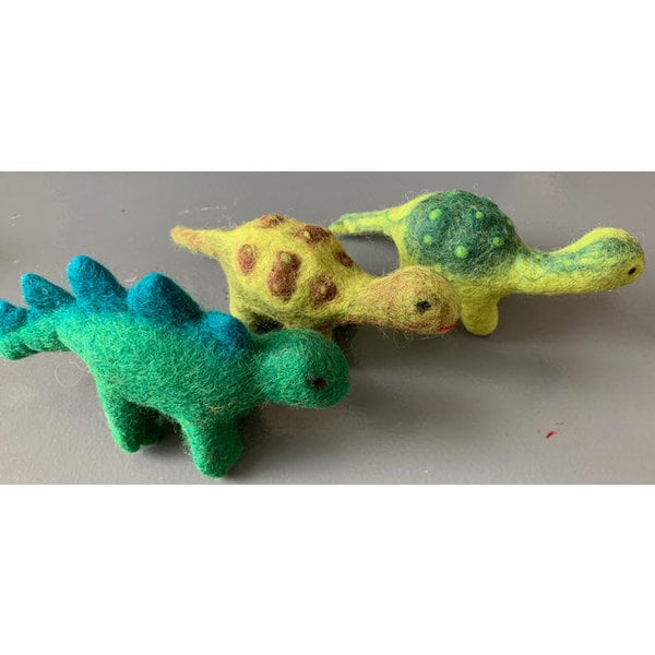 Papoose -Spielzeug Papoose -Spielzeug kleine PRD -Dinosaurier 3pc
