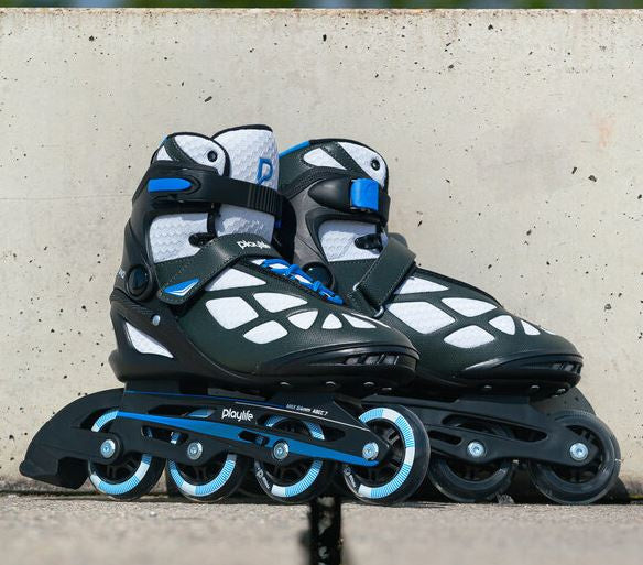 Playlife Inline Skates Black 80 Softboot 82A Schwarz Größe 42