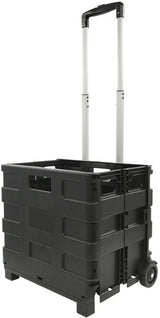 Proplus -Gepäckwagen mit Faltkiste 40 Liter 25 kg schwarz