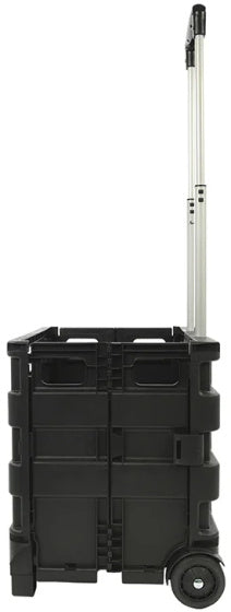 Proplus -Gepäckwagen mit Faltkiste 40 Liter 25 kg schwarz