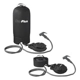 Proplus Campingdusche mit Fußpumpe 11 Liter schwarz