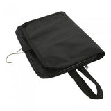 Proplus faltbarer Toilettenbag mit hängenden Haken 37,5 cm schwarz