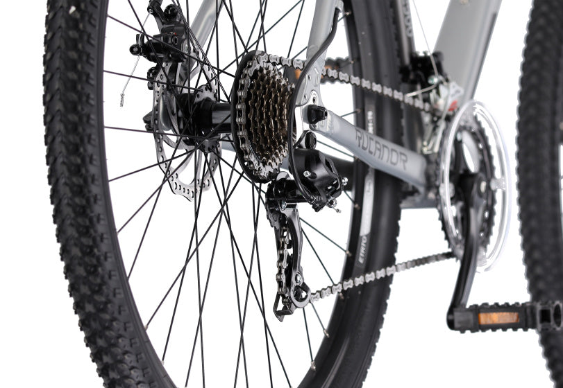 Rucanor Lux 29 Zoll 53 cm Männer 21V mechanische Scheibenbremse Silber Schwarz