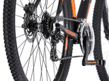 Rucanor Lux 29 Zoll 53 cm Männer 24 V Hydraulikscheibenbremse Schwarz Orange
