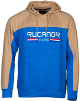 Rucanor Trevor Pullover Hoodie Männer Blau Beige Größe m
