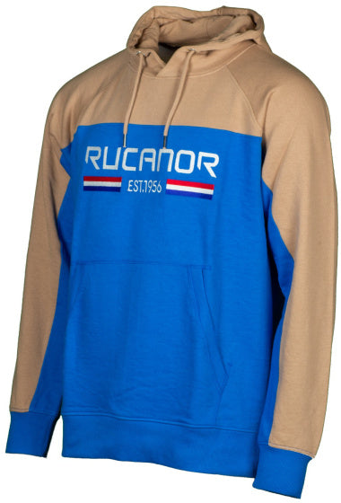 Rucanor Trevor Pullover Hoodie Männer Blau Beige Größe 3xl