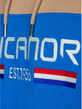 Rucanor Trevor Pullover Hoodie Männer Blau Beige Größe xxl