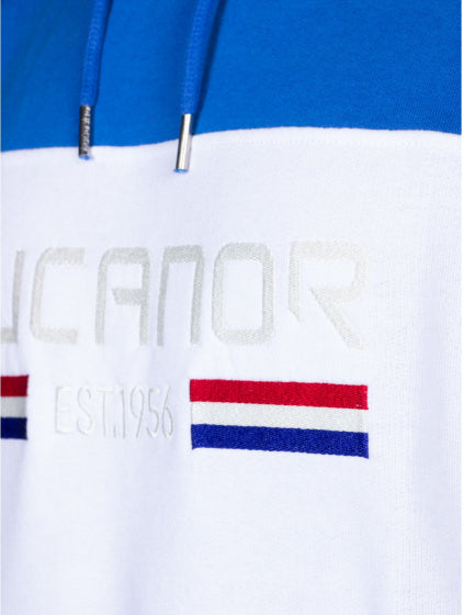 Rucanor Trevor Pullover Hoodie Men Blue White Größe XL