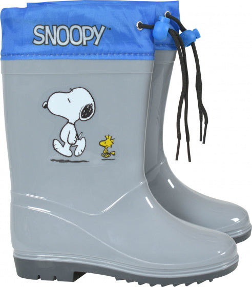 Erdnüsse Regenstiefel Snoopy Junior PVC Graublau Größe 30-31