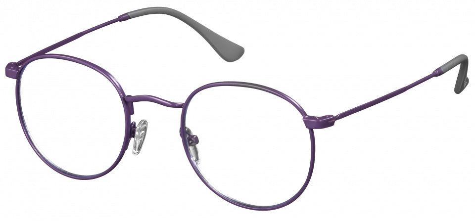 Solar -Lesebrille Oval Unisex Acrylviolettstärke +1,50