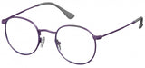 Solar -Lesebrille Oval Unisex Acrylviolettstärke +1,50