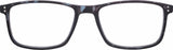 Solar -Lesebrille Slr03 Unisex Acryl schwarzer Stärke +3.00