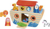 Toky Toy Noahs Ark Houten Vorboot 24 Monate 18-teilig