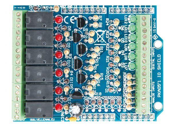 Whadda Arduino Ethernet Shield 7 x 5,5 cm grün schwarz