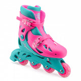 Xotze Inline Skates Hardboot Pink Turquoise Größe 32-35