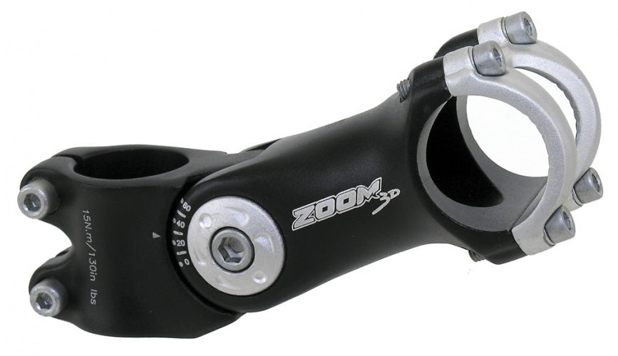 Zoom Stamm vordere Gebäude einstellbar 28,6 105 31,8 mm schwarz